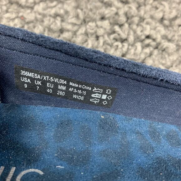 Vionic Mesa Slip On Leather Loafers 9 Womens Dark Navy Blue Orthopedic Suede - Picture 8 of 8